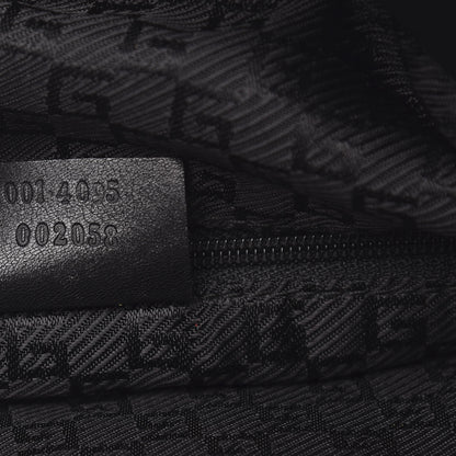 Gucci Calfskin Bamboo Top Handle Bag Black 7 of 12