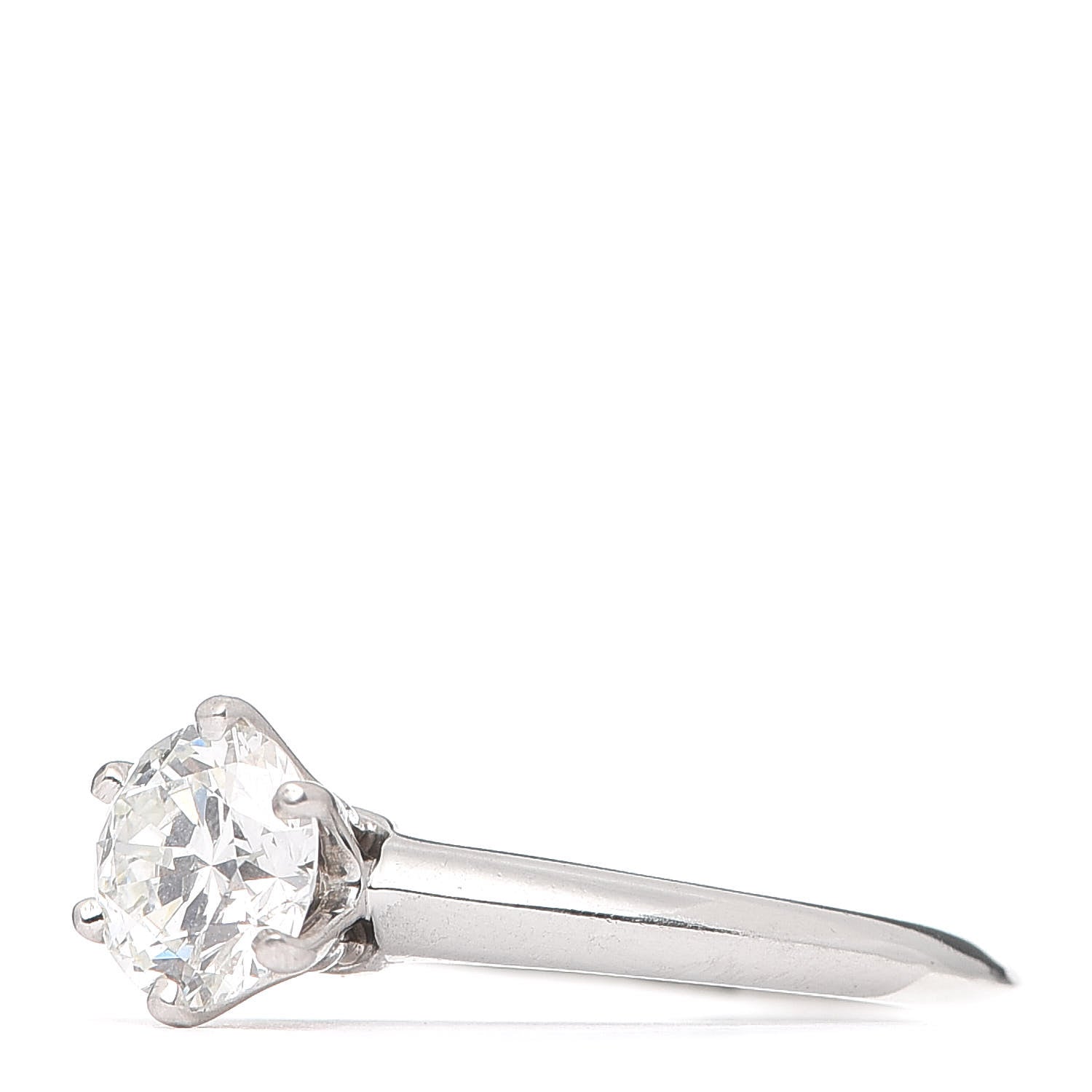 Tiffany Platinum Diamond 1.17ct Solitaire Engagement Ring 54 7 3 of 7
