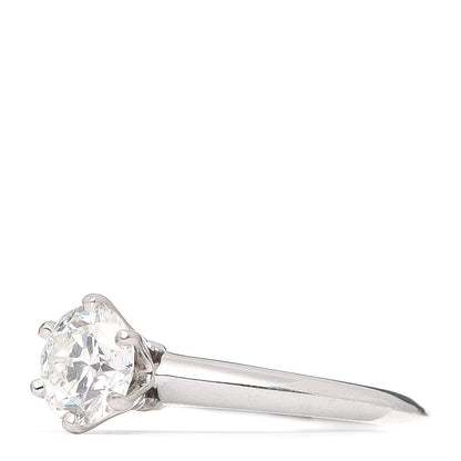 Tiffany Platinum Diamond 1.17ct Solitaire Engagement Ring 54 7 3 of 7