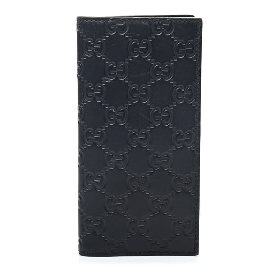 Guccissima Long Wallet Black