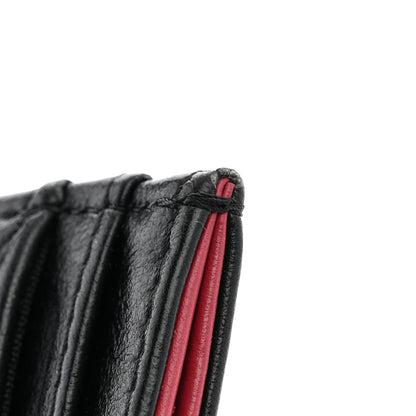 Chanel Lambskin Quilted Chanel 19 Card Holder Black 9 of 10