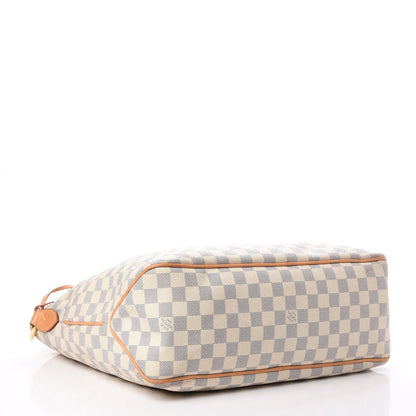 Louis Vuitton Damier Azur Delightful MM Rose Ballerine 4 of 16