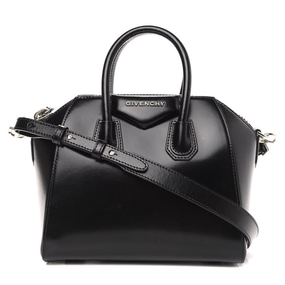 Givenchy Shiny Lord Calfskin Mini Antigona Black 1 of 10