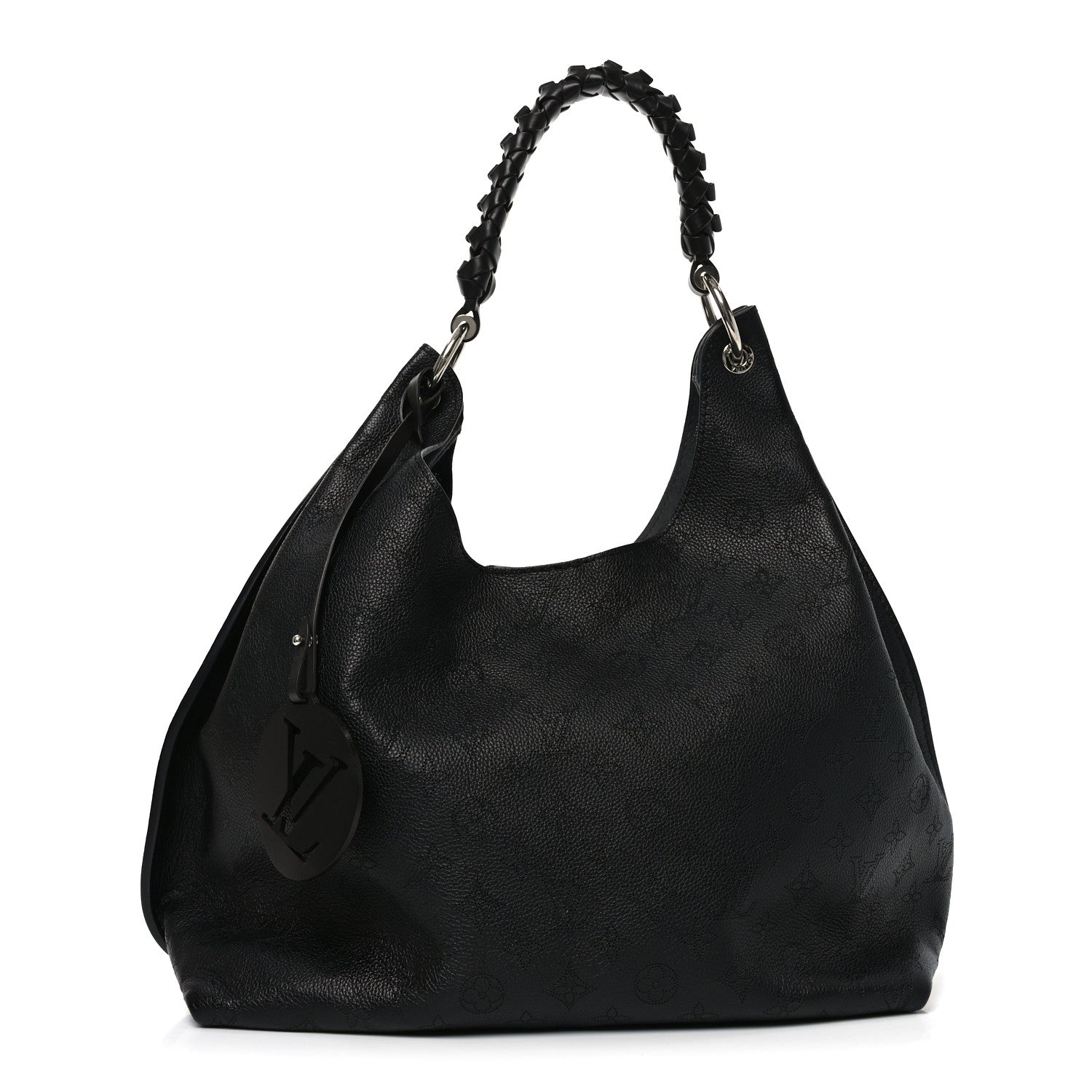 Louis Vuitton Mahina Carmel Hobo Black 1 of 9