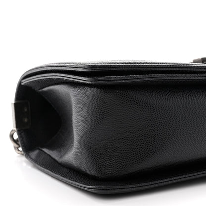 Chanel Caviar Quilted Medium Boy Flap Black 10 of 11