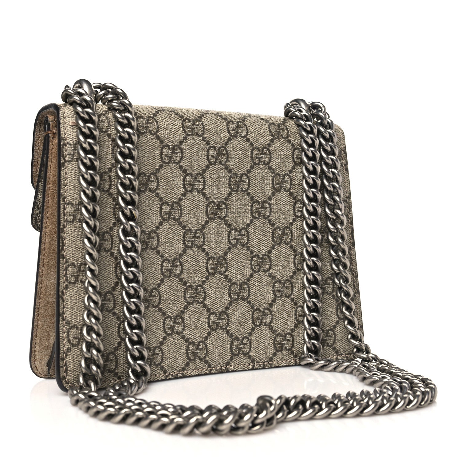 Gucci GG Supreme Monogram Mini Dionysus Shoulder Bag Taupe 3 of 11