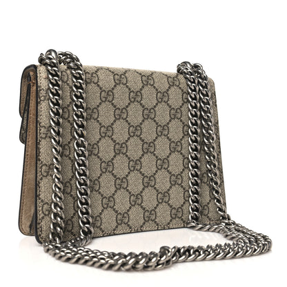 Gucci GG Supreme Monogram Mini Dionysus Shoulder Bag Taupe 3 of 11