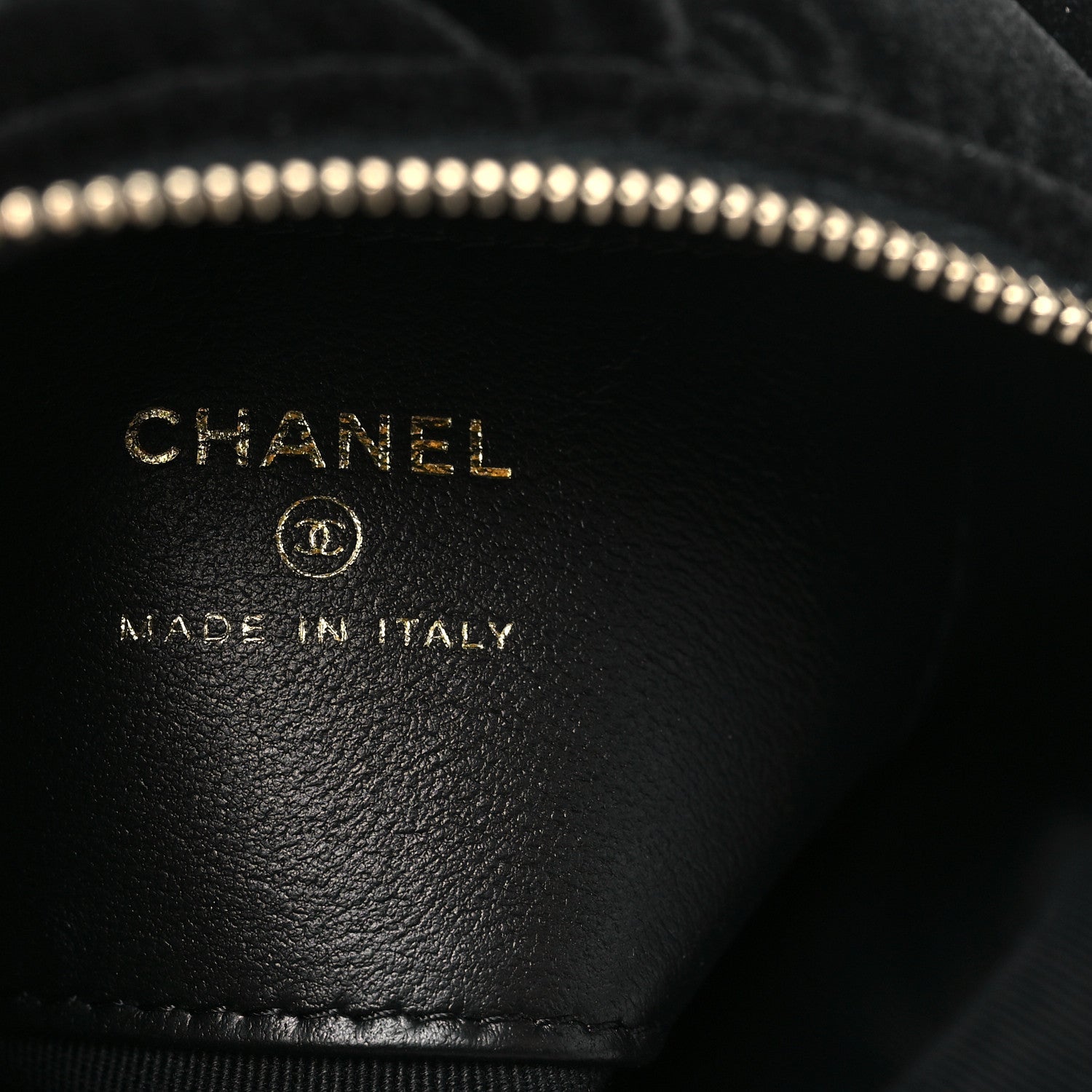Chanel Velvet Diamanté Quilted Pocket Pouch Hobo Black 6 of 12