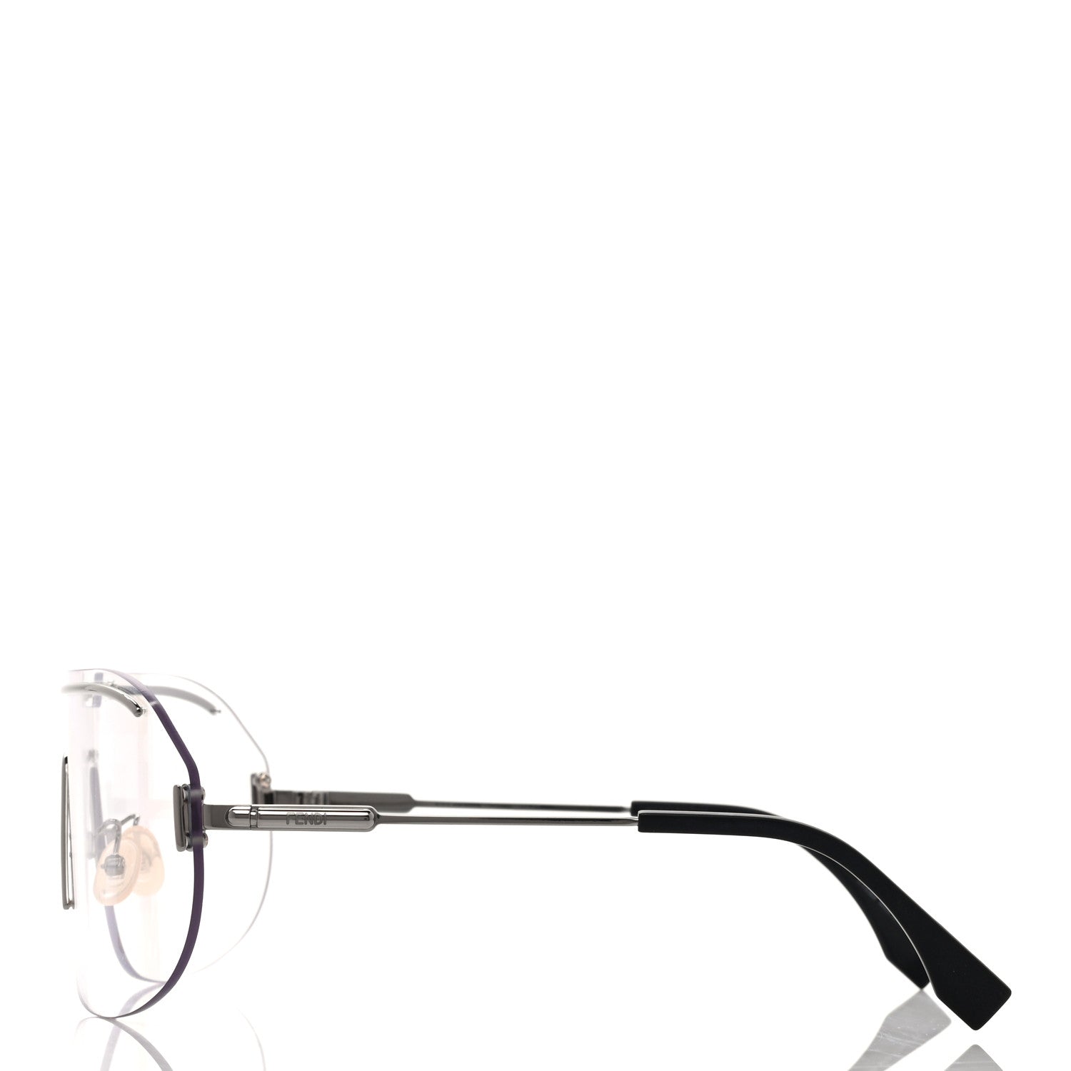 Fendi FF Shield Sunglasses FF M0098/S Transparent 3 of 9