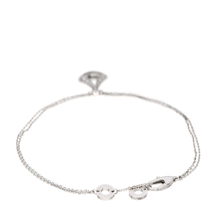 Bulgari 18K White Gold Diamond Divas' Dream Openwork Bracelet 2 of 6