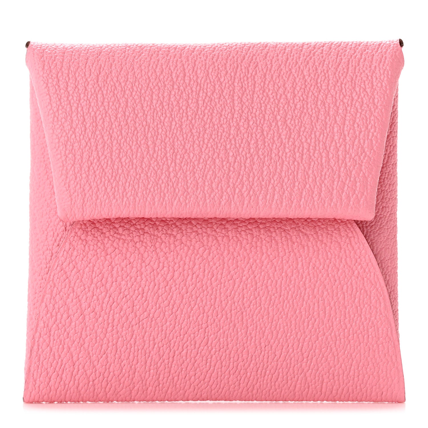 Hermes Chevre Mysore Verso Bastia Coin Purse Rose Confetti Brique 1 of 8