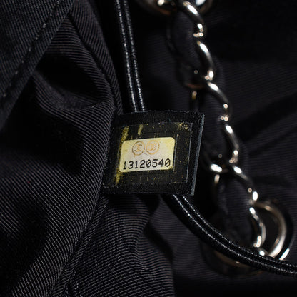 Chanel Vinyl Stretch Spirit Large Cabas Black 6 of 7