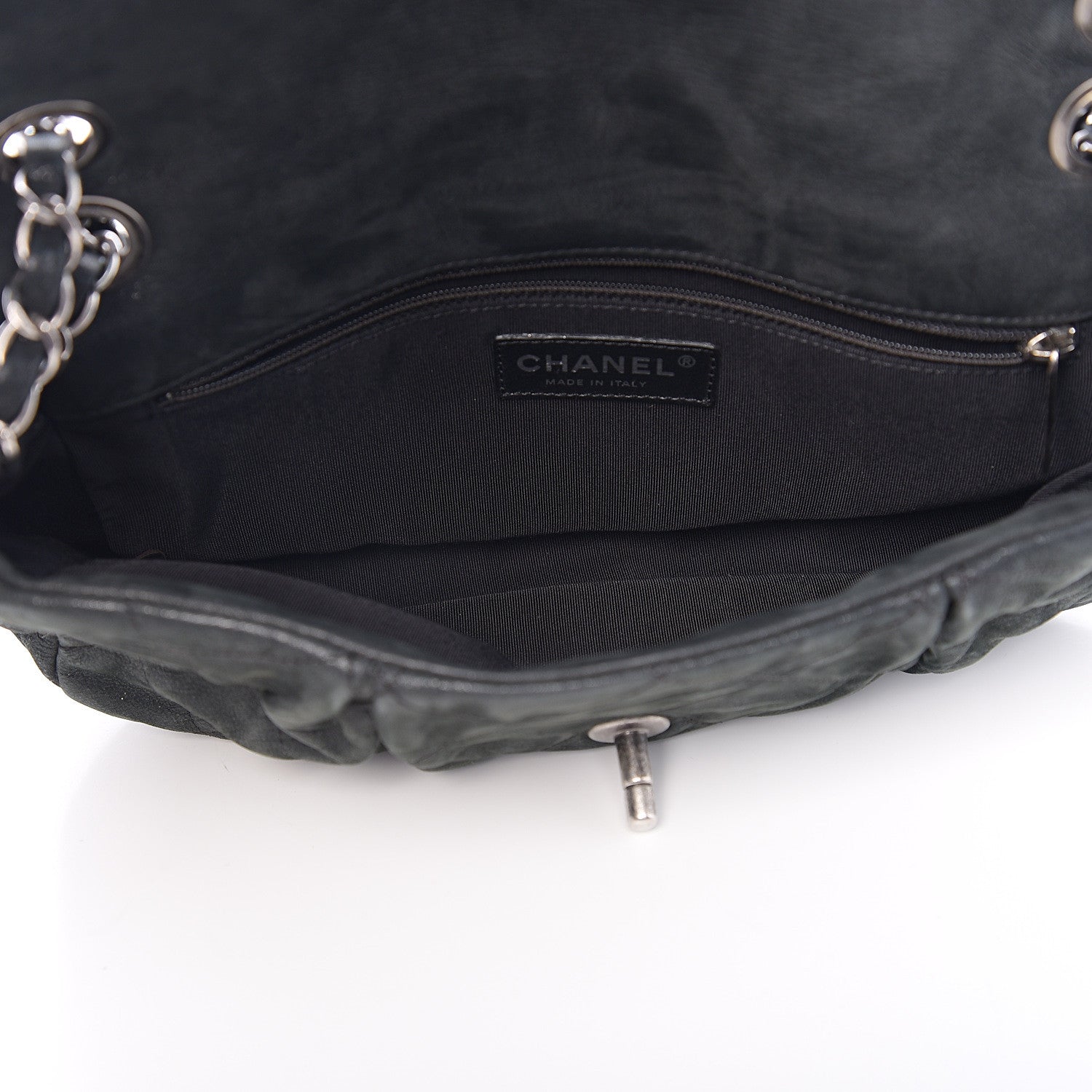 Chanel Iridescent Calfskin Quilted East West Flap Black 4 of 10