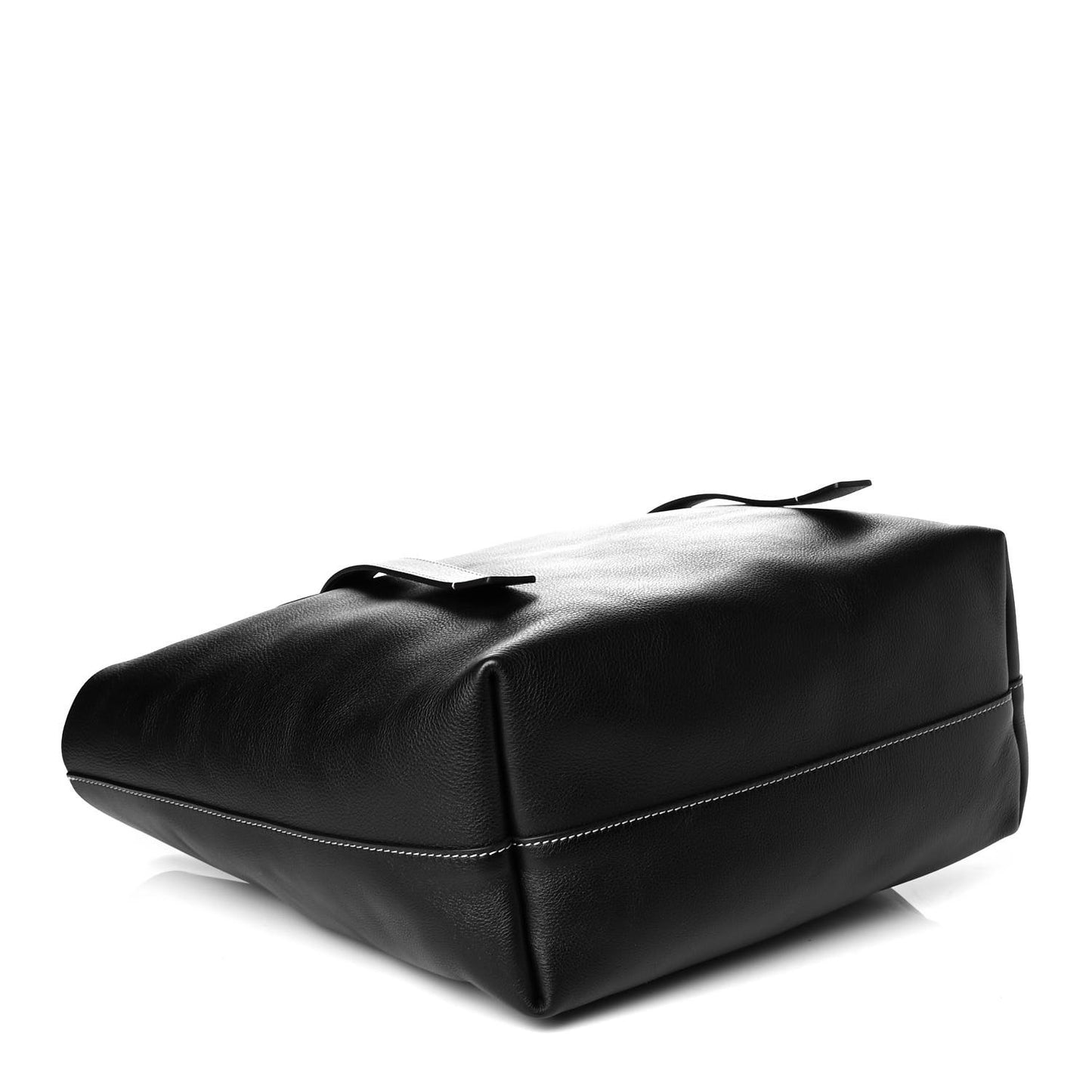 Small Grain Smooth Calfskin Medium Darryl Tote Black