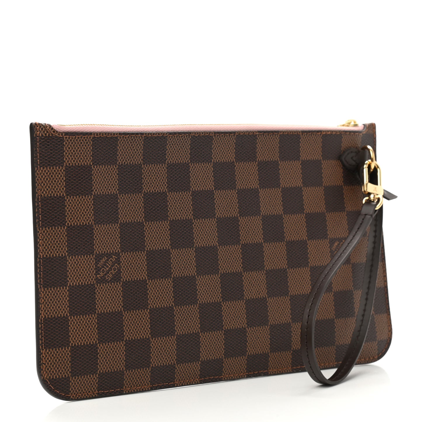 Damier Ebene Neverfull MM GM Pochette Rose Ballerine