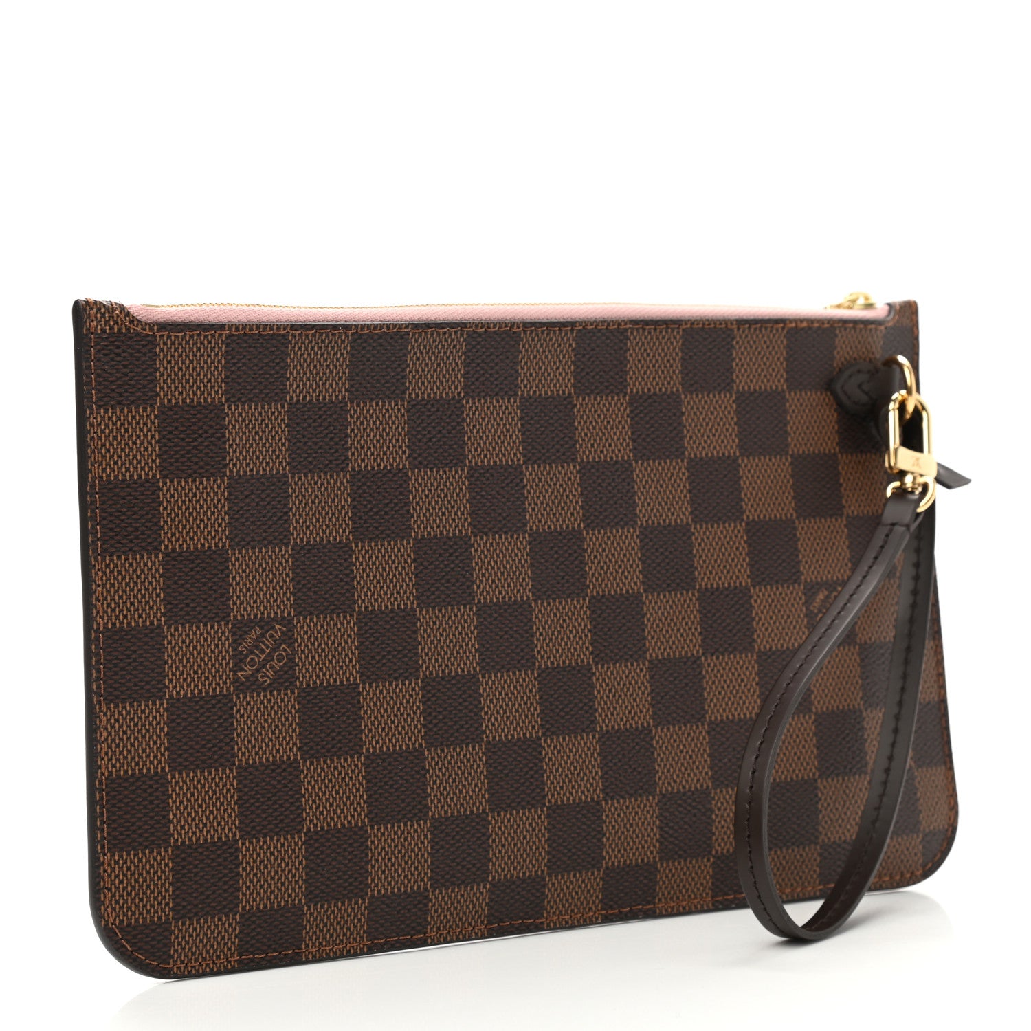 Louis Vuitton Damier Ebene Neverfull MM GM Pochette Rose Ballerine 3 of 6