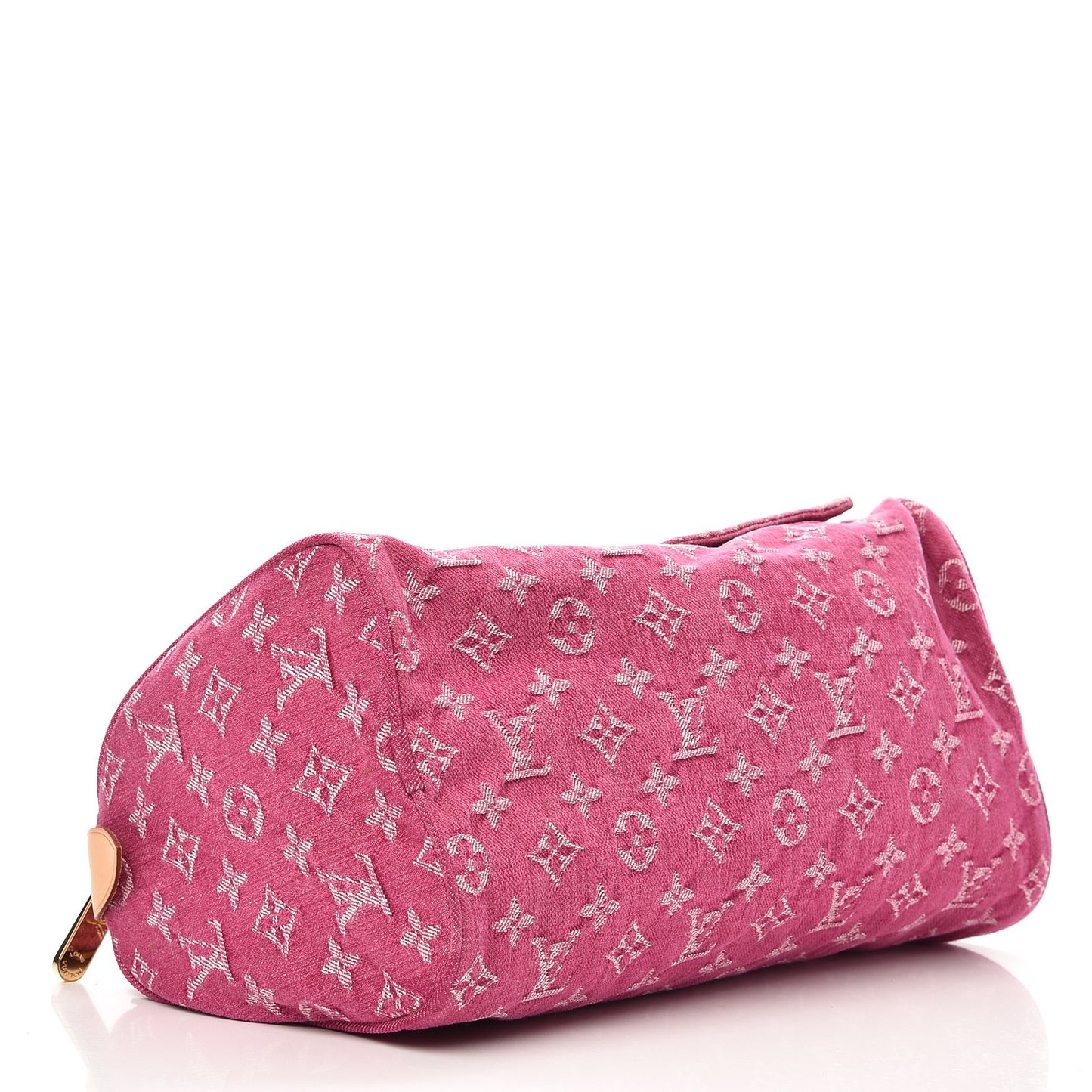 Monogram Denim Neo Speedy Fuchsia