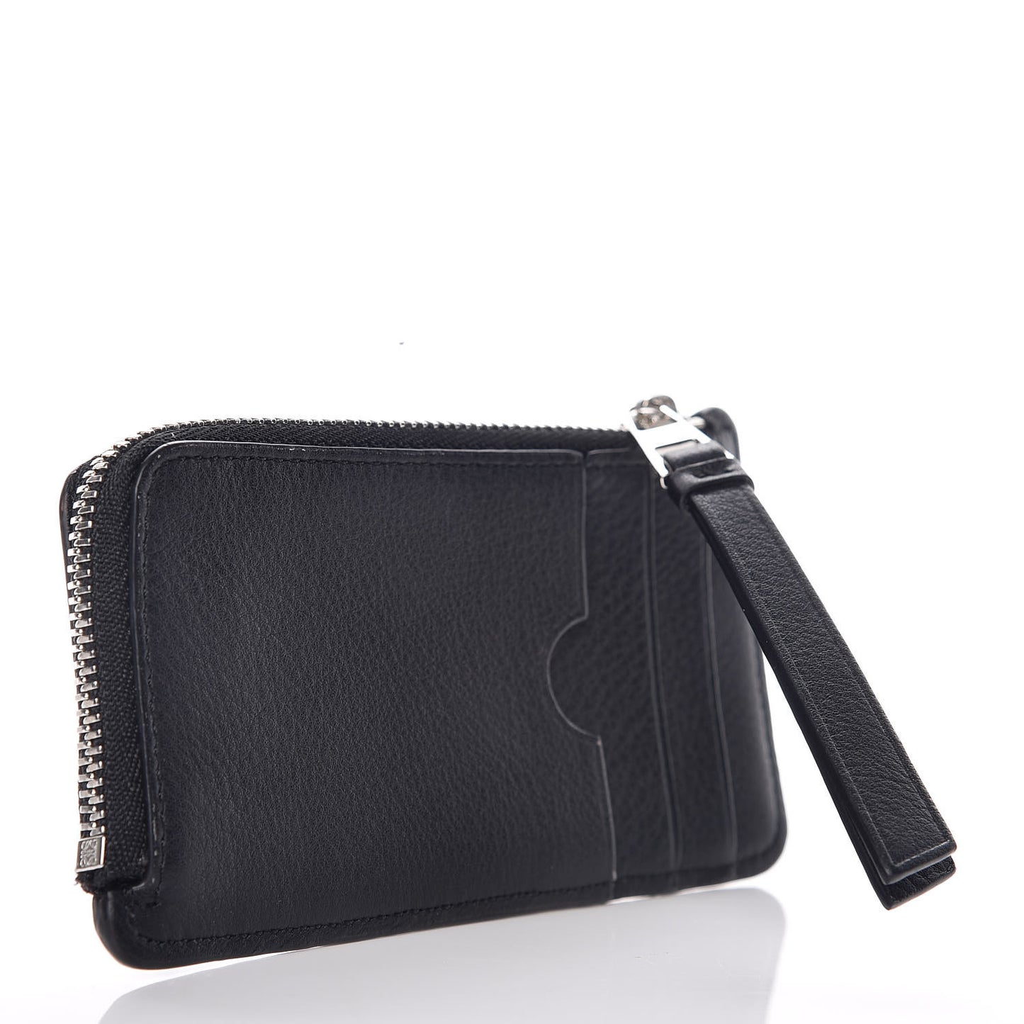 Calfskin Puzzle Colorblock Coin Card Holder Wild Rose Raspberry