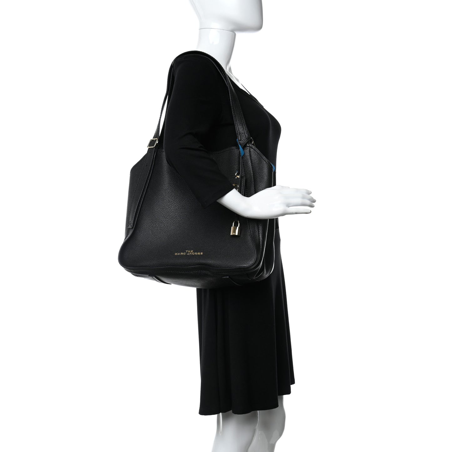 Grained Calfskin The Director Tote Black