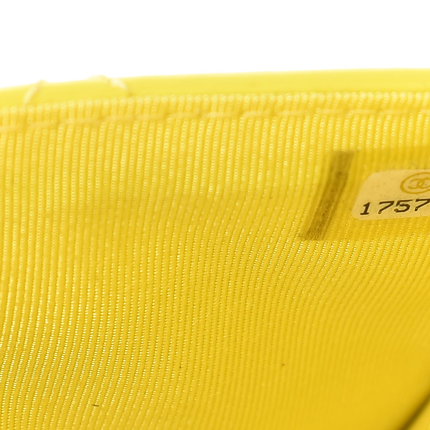 Chanel Patent Quilted Wallet On Chain WOC Yellow 8 of 20