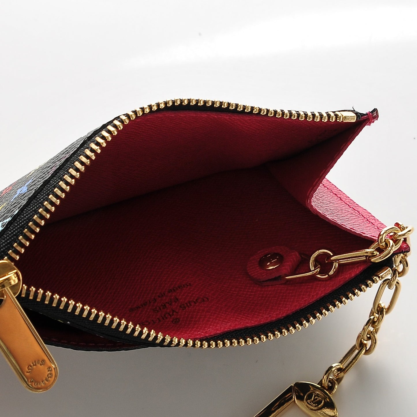 Monogram Multicolor Key Pouch Black Grenade