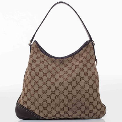 Gucci Monogram New Britt Medium Hobo Ebony 3 of 8