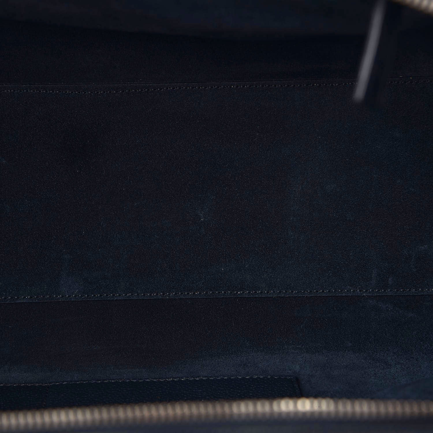 Saint Laurent Calfskin Medium Rive Gauche Cabas Navy Blue 11 of 12
