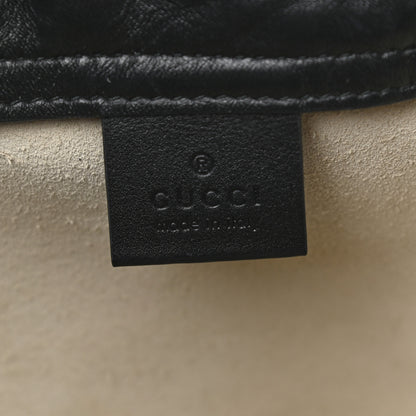Gucci Calfskin Logo Drawstring Backpack Mystic White 7 of 11