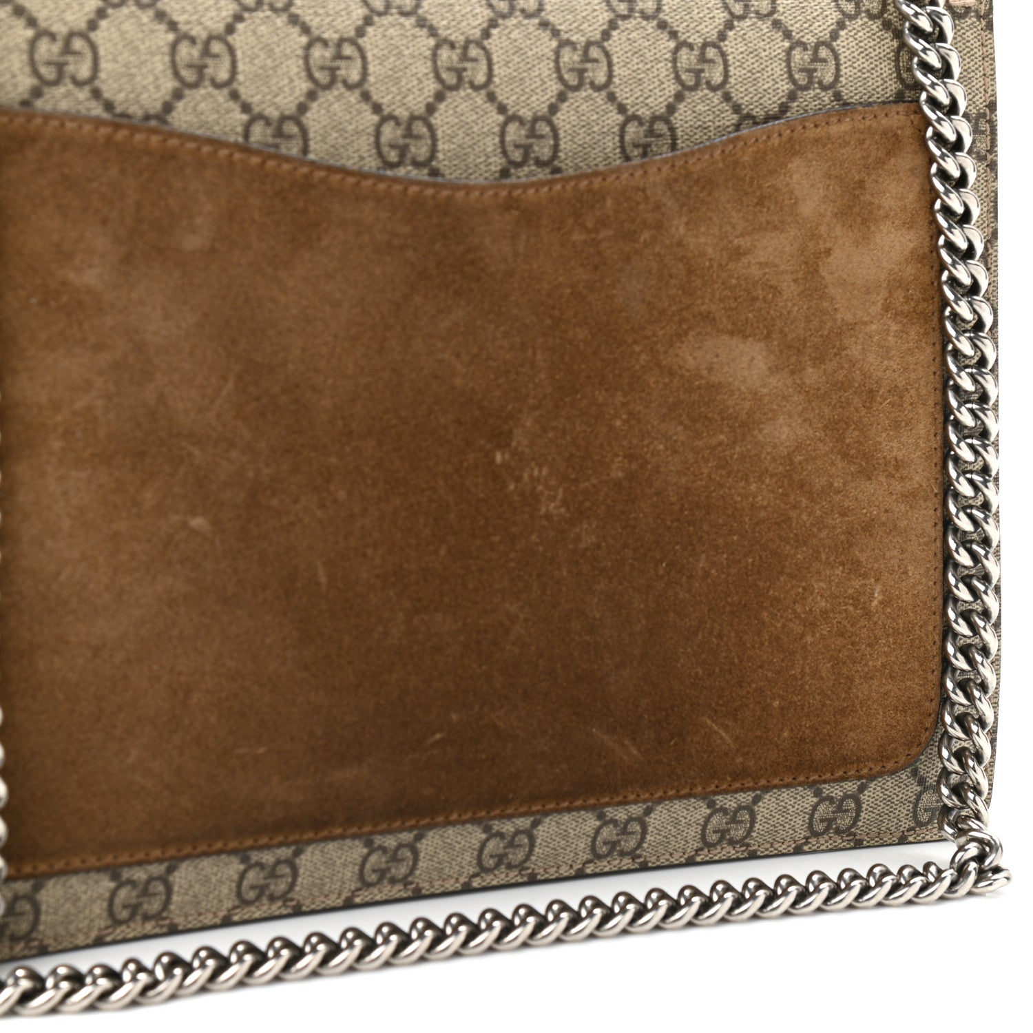 Gucci GG Supreme Monogram Medium Dionysus Shoulder Bag Taupe 12 of 14