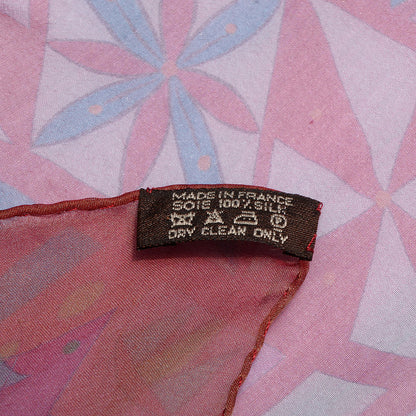 Hermes Silk Mousseline Ors Blues d'Afrique 140 Shawl 6 of 6