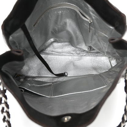 Chanel Glazed Caviar Modern Chain Tote Brown 5 of 13