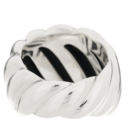 David Yurman Sterling Silver Sculpted Cable Ring 52 6 4 of 5