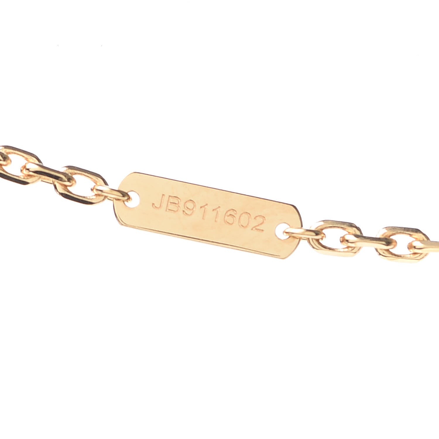 Van Cleef & Arpels 18K Yellow Gold Byzantine Alhambra Pendant Necklace 5 of 7