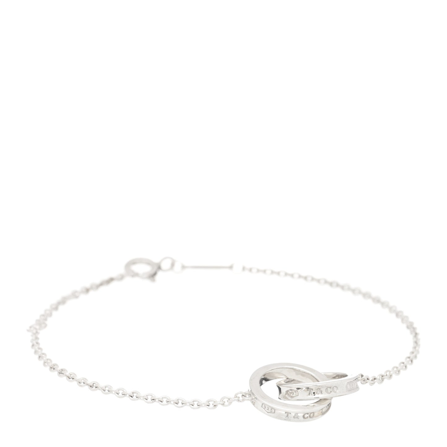 Sterling Silver 1837 Interlocking Bracelet