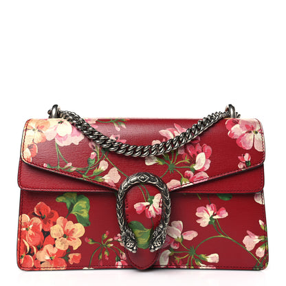 Gucci Calfskin Blooms Print Small Dionysus Shoulder Bag Romantic Cherry Multicolor 1 of 10