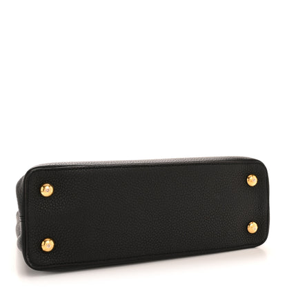 Louis Vuitton Taurillon Capucines PM Black 4 of 14