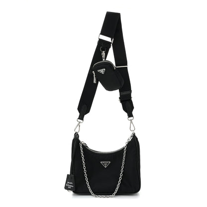 Prada Nylon Re-Edition 2005 Shoulder Bag Black 1 of 12