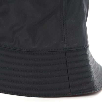 Prada Nylon Bucket Hat S Black Rosso 9 of 10