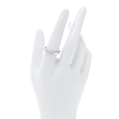 Cartier Platinum 3mm C De Cartier Wedding Band Ring 58 8.5 2 of 6