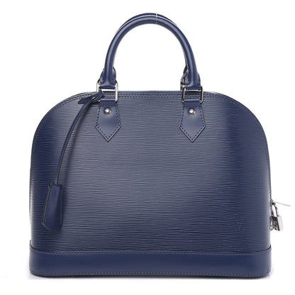 Louis Vuitton Epi Alma MM Indigo 1 of 8