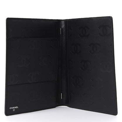 Chanel Calfskin Quilted Large Cambon Agenda Planner Black 5 of 12