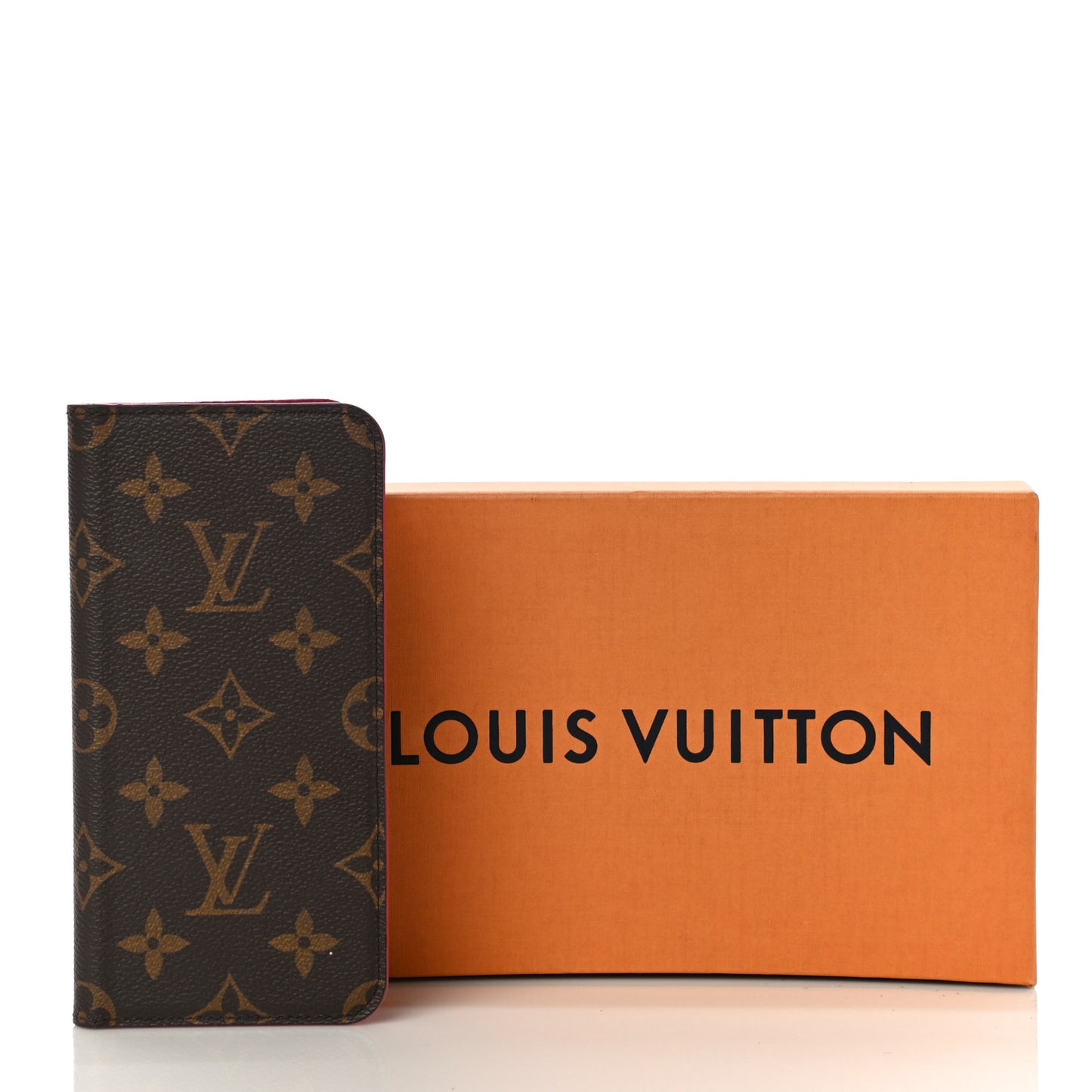 Monogram iPhone XS Max Folio Case Rose Pop