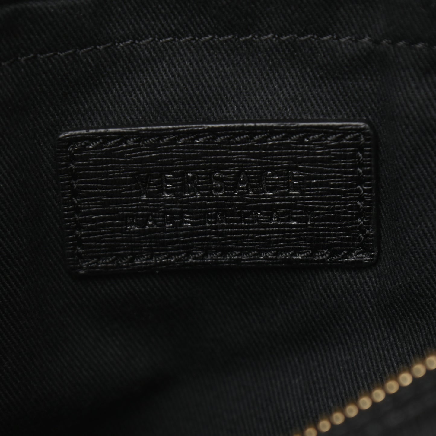 Saffiano Calfskin Palazzo Duffle Bag Black