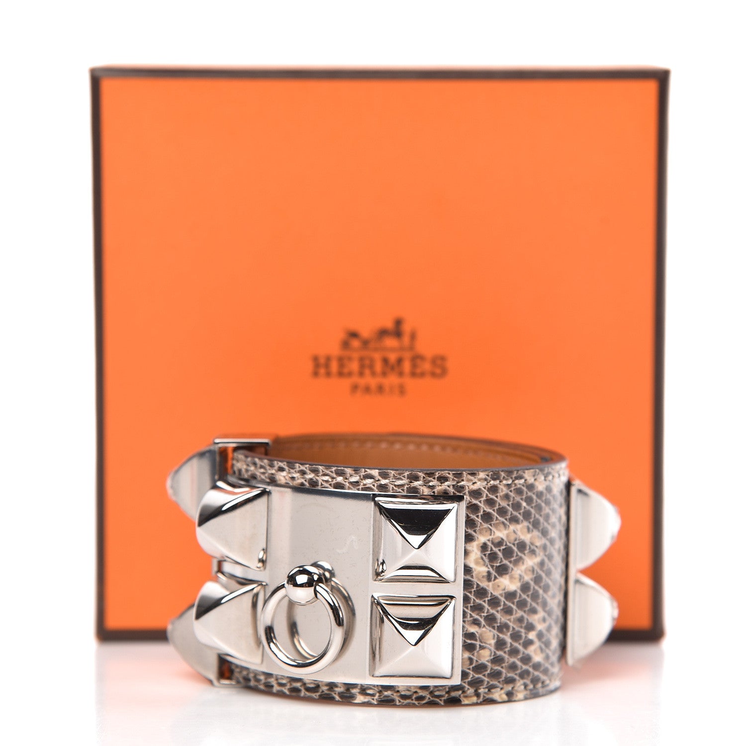 Hermes Lizard Collier De Chien CDC Bracelet S Ombre 6 of 6