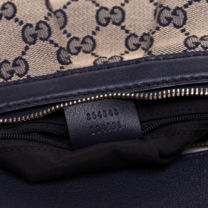 Gucci Monogram Medium Sukey Hobo Navy 9 of 14