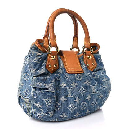 Louis Vuitton Monogram Denim Pleaty Blue 2 of 9