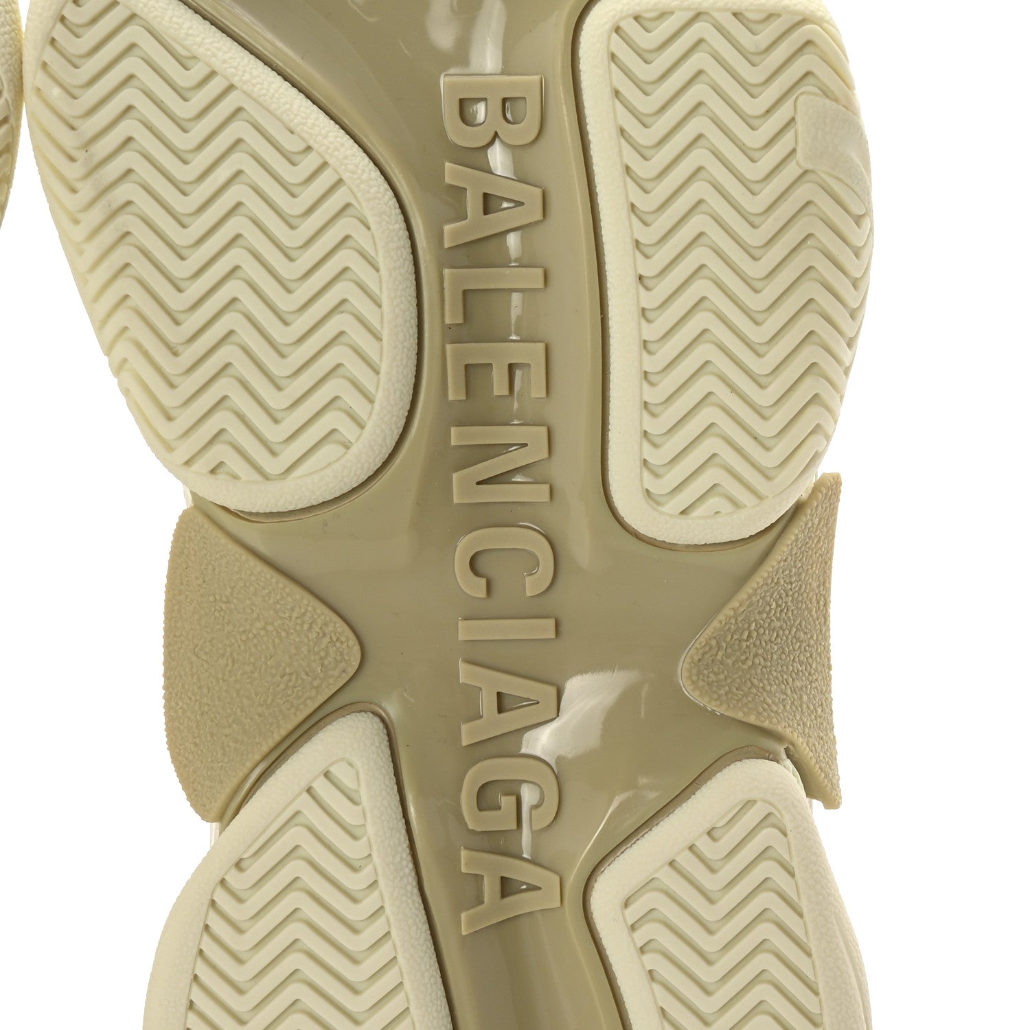 Balenciaga Fabric Mesh Womens Triple S Sneakers 36 White 7 of 8