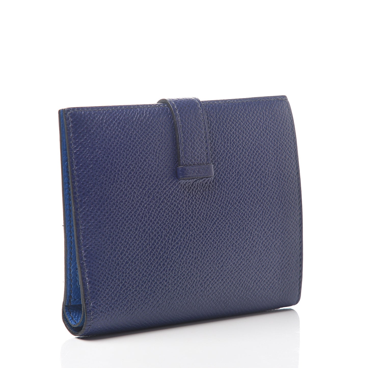 Epsom Bearn Verso Compact Wallet Bleu Encre Zellige