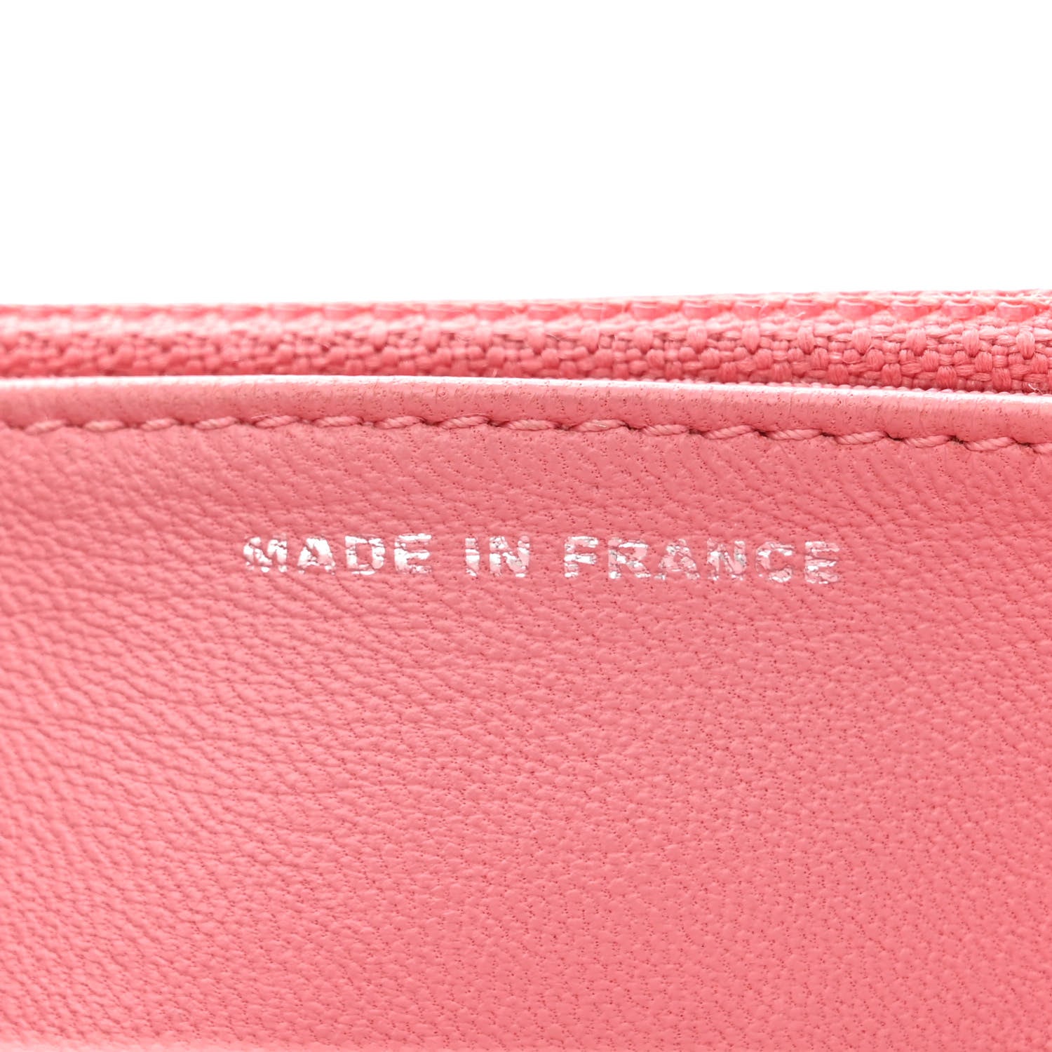 Chanel Lambskin Quilted Wallet On Chain WOC Pink 7 of 12