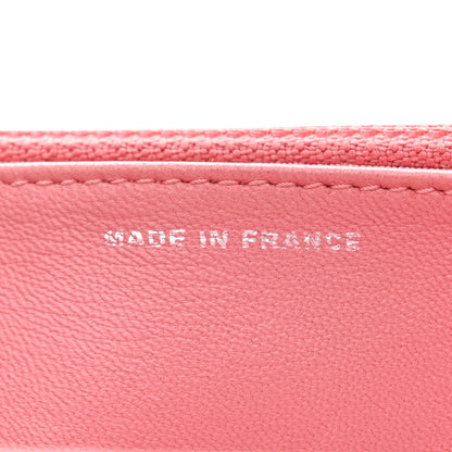 Chanel Lambskin Quilted Wallet On Chain WOC Pink 7 of 12